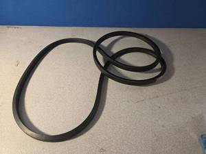 lot 723 image: Lawn Mower Deck Belt 58 inch X83 12 inch for Cub Cadet 01005011 01003968, Toro 107939 108502 112801,AMF Dynamark Noma 305148 - Retail $18