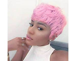 lot 744 image: Pixe Cut Wig For Women Short Hairstyles Wigs For Black Women - Retail $0