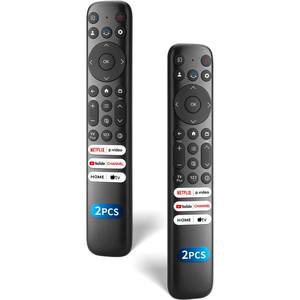 lot 794 image: (Pack of 2) Replacement-for-TCL-Google-TV-Remote-Control,Universal Remote for TCL Smart UHD HDR LED Mini QLED 4K Google TVs(Not for Fire or Roku TVs) - Retail $15