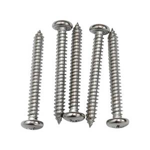 lot 797 image: 50 PCS Sheet Metal Screw, Septic Tank Riser Screw for Tuf-Tite Risers and Lids,18-8 Stainless Steel Septic Lid Screw, Plain Finish, Pan Head, 10 Thread Size, 1 34 Length - Retail $10