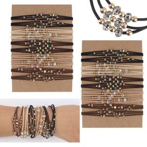 lot 807 image: FECASIMY 20 PCS Hair Ties for Women, Hair Tie Bracelets, Brown Plastic, No Damage Hair Elastics, Comfortable for Thick or Thin Hair, Boho Hair Ties for Ponytail Holders, 5 Colors - Retail $10
