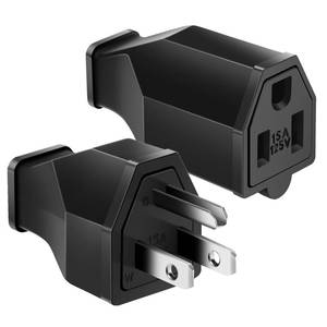 lot 862 image: XINYIELE Extension Cord Repair Replacement Ends,Male and Female Electrical Plug Ends��Male Plug End Eeplacement 3 Prong,125V 15A 2Pole 3Wire Connector Straight Blade Plug (Male&Female,1 Set) - Retail $7