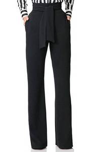 lot 916 image: LKOUS Black Womens Wrinkle Resistant Dress Pants High Waist Straight Leg Work Trousers XL - Retail $30