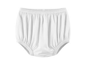 lot 922 image: Adult Diaper Cover for Incontinence Noiseless Leak-Protection Underwear Plastic Pants Over Diapers Waterproof Rubber Pants (White, 6XL) - Retail $22