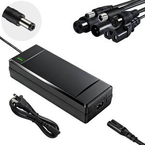 lot 924 image: SGS Certified 54.6V 2A Fast Electric Bike Charger with 7 Plugs for 48V Lithium Battery, Compatible with Ebike Lectric XP 2.03.0, Ecotric CityBeach, Evercross H5H7 - Retail $33