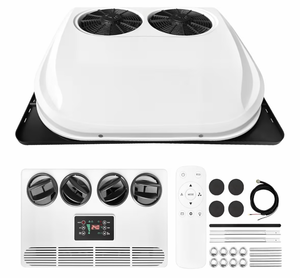 DC 12V Rooftop RV Air Conditioner, Ultra-Thin Energy Saving Fast Cooling - Retail: $899