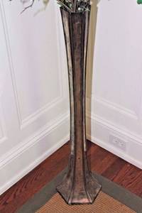 lot 18867 image: Art Nouveau Standing Vase 3 tall - Retail $475
