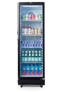 PremiumLevella Glass Door Display Refrigerator 10.0 cu ft Commercial Beverage Cooler Merchandiser - Retail: $899