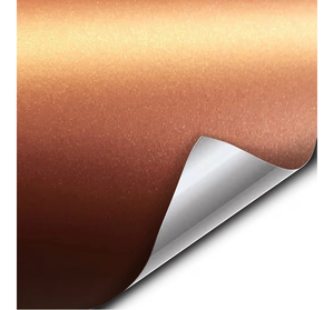 lot 18767 image: Set of 9 VViViD Matte Metallic Copper Rust (Ghost) Vinyl Wrap Roll (1ft x 5ft) - Retail $107