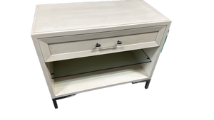 lot 18774 image: Vanguard Custom Furniture Gottfried Nightstand 37 W x 31 H x 19 D - Retail $2,497