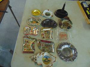 lot 4291 image: Vintage ashtrays