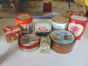 lot 4297 image: Assorted Tins