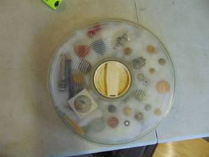lot 4371 image: Selection of Vintage Pins - Medals - Smalls - in Display