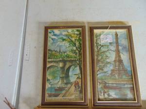lot 4382 image: Pair of Vintage Decor Prints