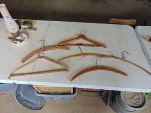 lot 4399 image: Selection of Wooden Hangars