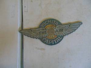 lot 4412 image: Wichita Air Capital Aluminum Plaque