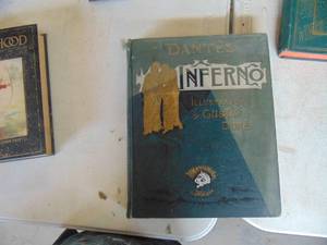 lot 4448 image: Dantes Inferno Hardback - Gustave Dore Illustrations