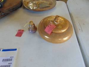 lot 4454 image: Gold Plated Bowl