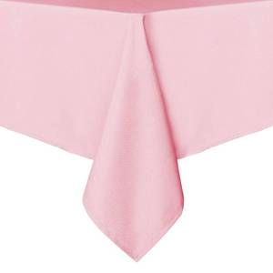 lot 2 image: sancua Rectangle Tablecloth - 60 x 84 Inch - Stain and Wrinkle Resistant Washable Polyester Table Cloth, Decorative Fabric Table Cover for Dining Tables, Buffet Parties and Camping, Valentines Pink - Retail $17