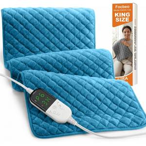 lot 326 image: 32x24 Extra Large Heating Pad for Back PainPeriod CrampsNeckShoulder - Retail $36
