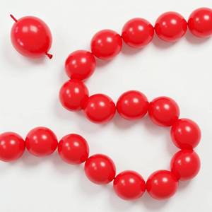 lot 400 image: Red Link Balloons, 60PCS 6 Inch Small Red Quick Linking Balloons for Making Balloon Wall Heart Arch, Tails Balloon for Wedding Birthday Baby Shower Valentines Proposal Anniversary Party Decorations - Retail $13