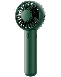 lot 502 image: Gaiatop Mini Portable Fan, Navy Green, Cute Design, Rechargeable Battery, Handheld and Desktop, Small and Light - Retail $9