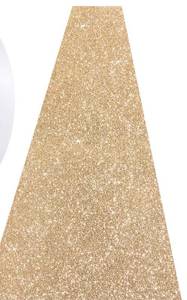 lot 527 image: Tatuo Carpet Runner 2.46 x 30 ft Runway Rug 55 GSM Thickness for Prom Graduation Wedding Outdoor Indoor Hallway Movie Party Decoration Rug(2.46 x 30 Feet,Glitter Champagne) - Retail $36