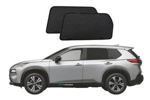 lot 75 image: OTTO Shades Custom Magnetic Mesh Sunshade for Nissan Rogue 2021-2025, Side, Rear & Port Windows Sun Blind for Baby Protection, UVHeat Reduction,Privacy Shield (2 pcs Rear Window Shades) - Retail $21,309