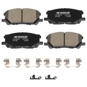 lot 109 image: D1005 Front Ceramic Brake Pads for Lexus RX330 2004-2006, for RX400h 2006-2008, for RX350 2007-2009, for Toyota Highlander 2006-2007 - Retail $25