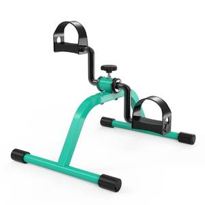 lot 113 image: RYGEO Pedal Exerciser Mini Exercise Bike for Leg and Arm Recovery Exercise Lightweight and Portable Floor Bike(Green) - Retail $29