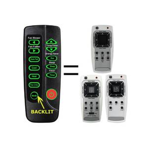 lot 139 image: Replacement Remote Control for Frigidaire Air Conditioner FFTA1033Q1 FFTA1033Q10 FFTA1033Q11 FFTA1033Q12 FFTA1033Q13 FFTA1033Q2 FFTA1033Q22 FFTA1033Q23 FFTA1033S1 FFTA1033S10, with Backlit Buttons - Retail $20