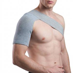lot 202 image: inflossom Shoulder Compression Sleeve, Shoulder Brace for Men & Women (150-200 lbs) for Rotator Cuff Injuries, Frozen Shoulder & Tendonitis, Fits Left or Right Shoulder - Retail $19
