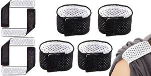 lot 235 image: Amylove 8 Count Softball Sleeve Holders Jersey Sleeve Ties with Hook and Loop Fasteners Straps for Shirts Scrunchies for T-Shirts Soccer Baseball Sports Activities (Black,White) - Retail $9