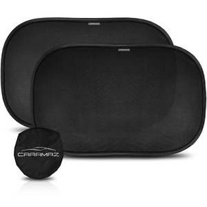 lot 242 image: CARAMAZ Car Window Shade for Baby with Certified UV-Protection 2 Pack - 20x12 - Retail $12