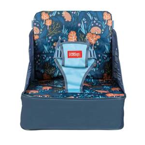 lot 969 image: Nuby Easy Go Booster Seat - Travel Booster Seat for Babies and Toddlers with 3-Point Harness - 9 Months - Bear Print - Retail $23