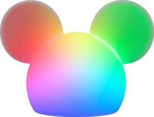 lot 972 image: Disney Mickey Mouse Squishy Light, Color Changing, Night Light for Kids, USB Lamp, Battery Operated, Dimmable, Ideal for Bedroom, Playroom, Living Room, and More, 66944 - Retail $22