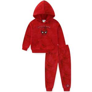 lot 990 image: Marvel Spider-Man Boys Hoodie and Pants Set for Toddlers and Big Kids - Retail $21
