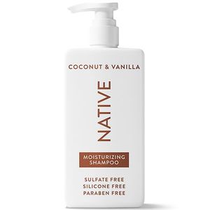 lot 2551 image: Native Coconut & Vanilla Moisturizing Vegan Shampoo Sulfate, Paraben and Silicone Free - 16.5 fl oz - Retail $24