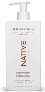 lot 2552 image: Native Coconut & Vanilla Moisturizing Conditioner 16.5 oz - Retail $12