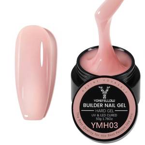 lot 2559 image: 50g Builder Gel for Nails, Long-Lasting Soak-Off Nail Extension Gel for Beginners & DIY Home Salon Manicure(YMH003-Light Nude Pink) - Retail $14