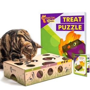 lot 2606 image: Cat Amazing Interactive Treat Maze and Puzzle CAT Toy - Retail $16