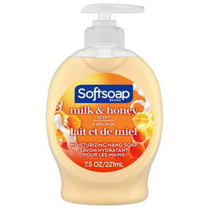 lot 2612 image: Softsoap Liquid Hand Soap  Kitchen and Bathroom Hand Soap  Milk and Honey  7.5 Fluid Ounce