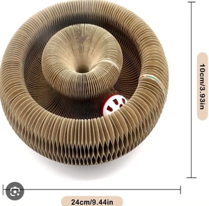 lot 2633 image: Magic Organ Cat Scratching Board with Bell Ball - Retail $12