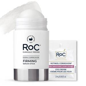 lot 2639 image: RoC Derm Correxion Retinol Firming Serum Stick with Antioxidants to Visibly Tighten and Firm Wrinkles and Laugh Lines For Men and Women  Retinol Eye Cream Packette, 1.0 oz (Packaging May Vary) - Retail $30
