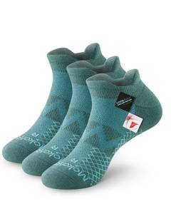 lot 2695 image: Mokah Stone Diabetic Ankle Socks for Men Women, Moisture-Wicking Non-Binding Cushioned Neuropathy Sock, 3 Pairs medium  - Retail $19
