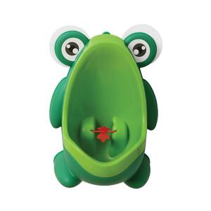 lot 2819 image: Dreambaby Pee-Pod Toilet Training Urinal - Frog Potty with Removable Bowl & Spinning Target - Portable Toddler Urinal for Boys - Retail $14