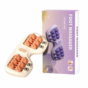 lot 2827 image: Fxfenoxo Foot Roller Massage for Plantar Fasciitis, Portable Feet Roller Therapy for Circulation and Pain Relief, Reflexology and Deep Tissue Muscle Tool - Retail $13