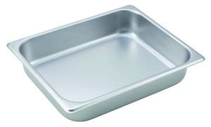 lot 2877 image: Winco SPH2 44198 Size Pan 2 12 (NSF), Stainless Steel, Medium - Retail $13
