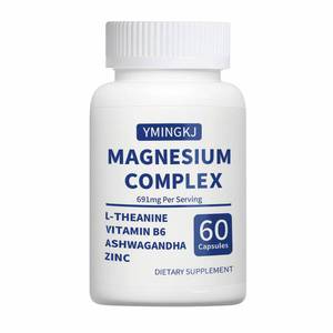 lot 2896 image: Magnesium Complex for Women DeepCalm 7-in-1 Bisglycinate, Citrate, Malate - Sleep Quality &amp Muscle Relaxation Support with L-Theanine &amp Ashwagandha &amp Zinc, Vegan - 30 Servings - Retail $10