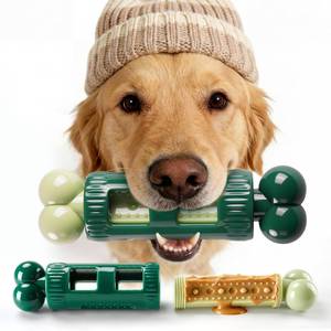 lot 2897 image: Kseroo Dog Toys for Aggressive Chewers Tough Dog Toys for Aggressive Chewers Medium & Large Breed, Indestructible Dog Toy to Keep Them Busy, Bacon Flavor, Durable Nylon, Easy to Use and Clean - Retail $16